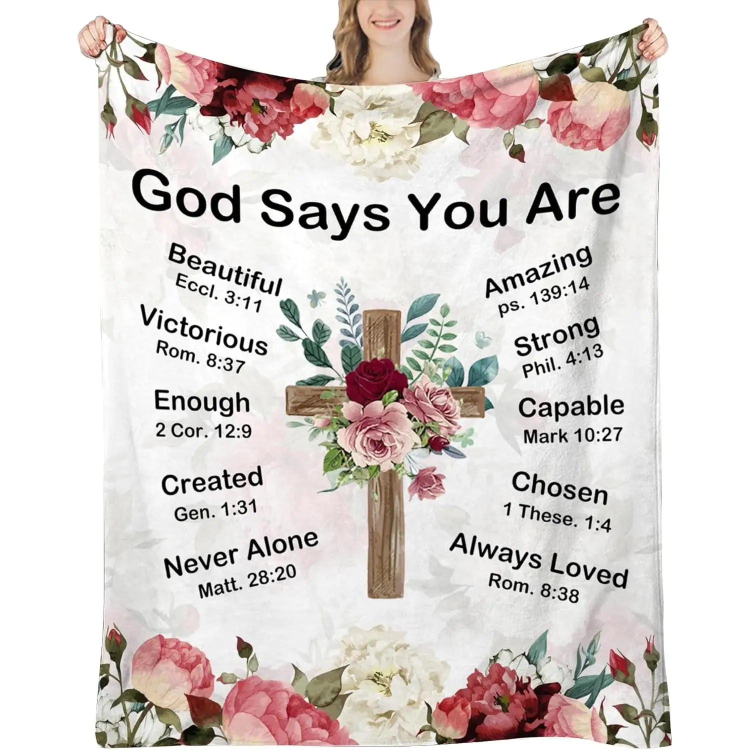 Regali cristiani per donna Coperta Regali cristiani per donne Regali di compleanno religiosi di fede per donna Regalo ispiratore