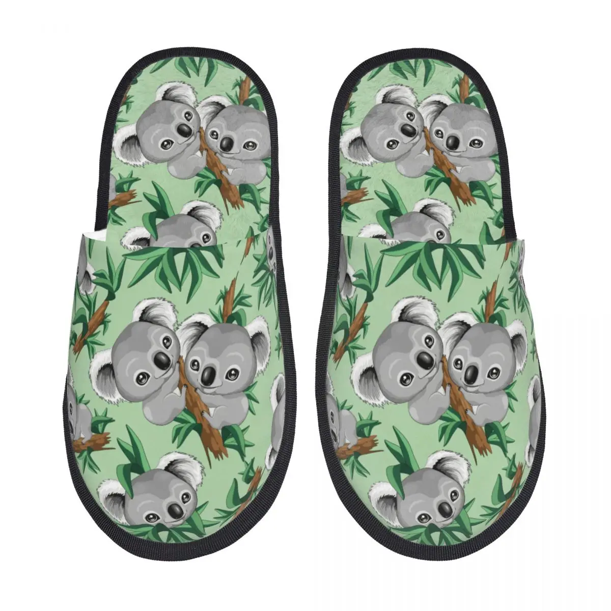 Custom Cute Australia Bear Baby Koala Soft Memory Foam House Slippers Women Comfy Warm Anti-Skid Slipper