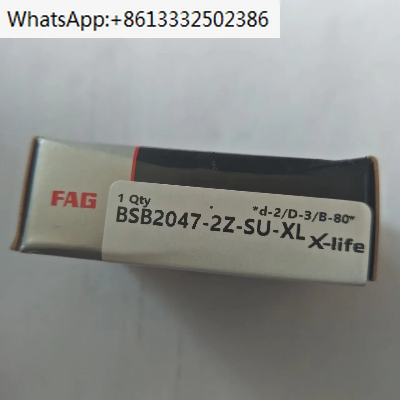 

BSB2562-2Z-SU-XL imported German FAG bearing 2047 ball screw original goods 25TAC62