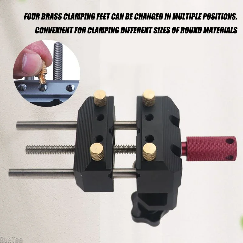 Aluminum Alloy Precision Table Vice Bench Vise Multifunctional Mini Workbench Woodworking Clamp Tools