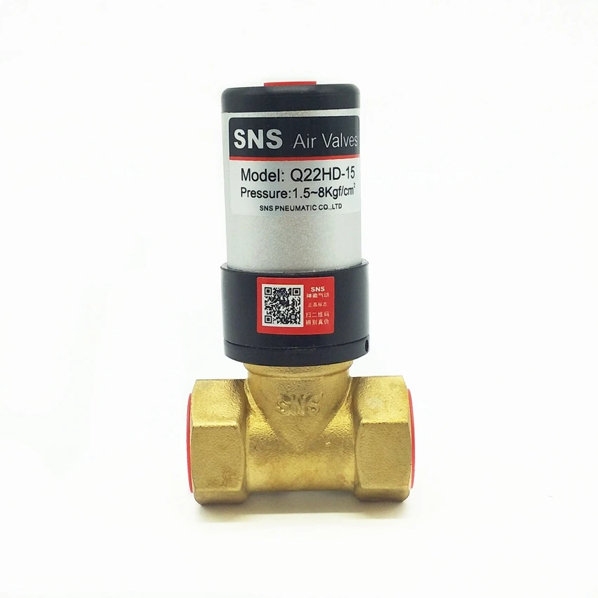 SNS Air Control Valve Q22HD-15  G1/2 2/2 Port Normal Closed Valve