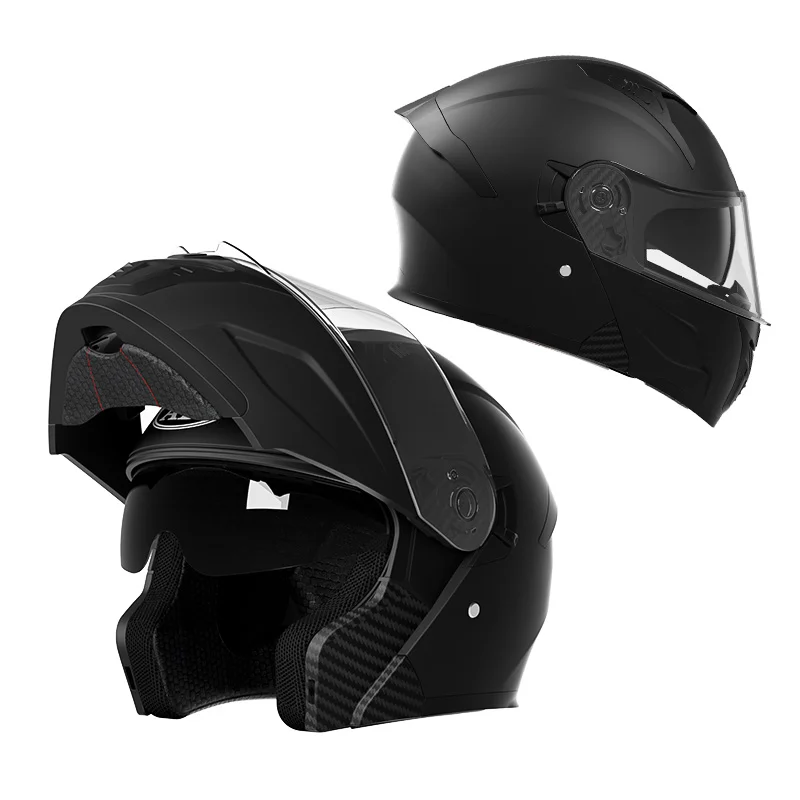 flip front motorcycle helmets for sale 1Storm Modular Full Face Helmet Bike up Dual Visor Sun Shield: HB89 Matt Black : Automotive thanks to the streamlined chin guard perfectly integrated into the lines of the shell. High Quality Flip Up Motorcycle