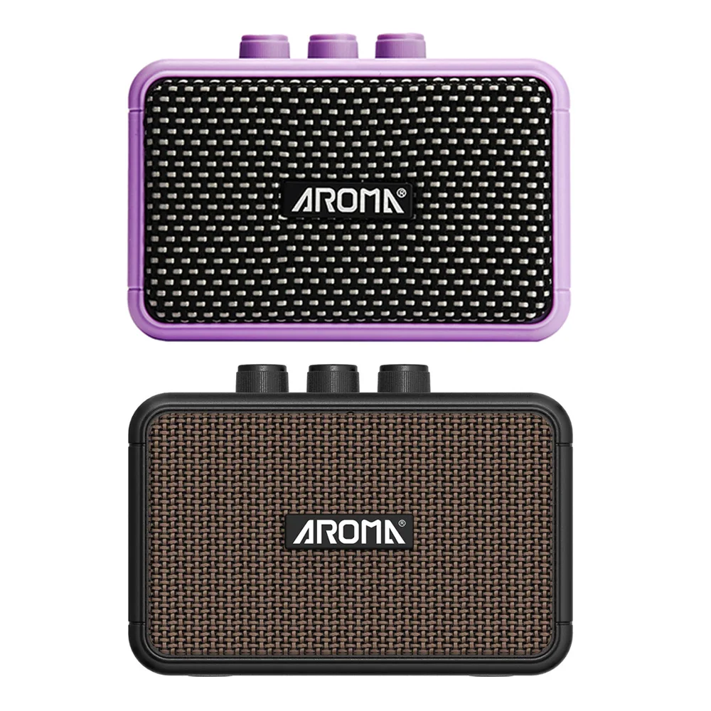

AROMA AG-04 Guitar Amplifier 5W AMP Speaker with Bluetooth Clean & Overdrive Channels Electric Guitar Parts & Accessories