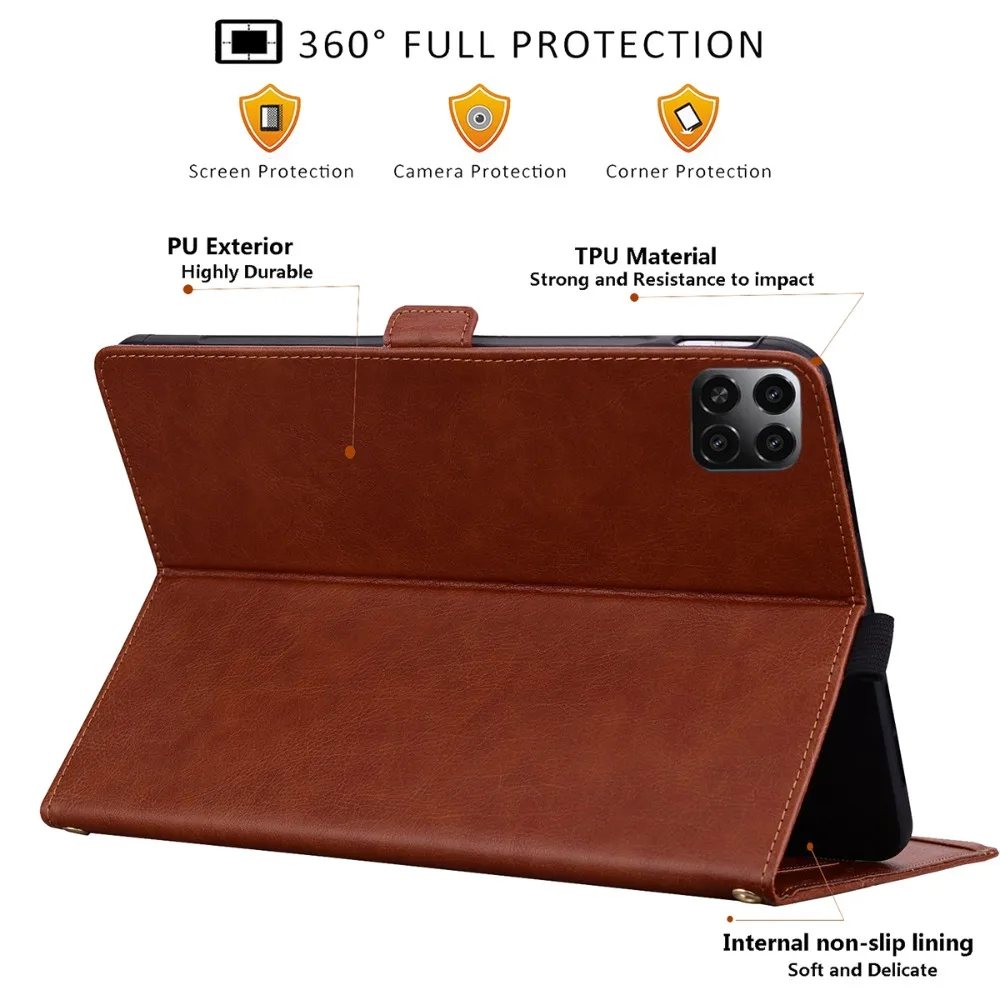 Funda Case For Honor Pad X9b Max ,13 Inch YAG‑W09 YAG‑W19，Protective Flip PU Leather,TPU Back Cover,Business Wallet Table Cover
