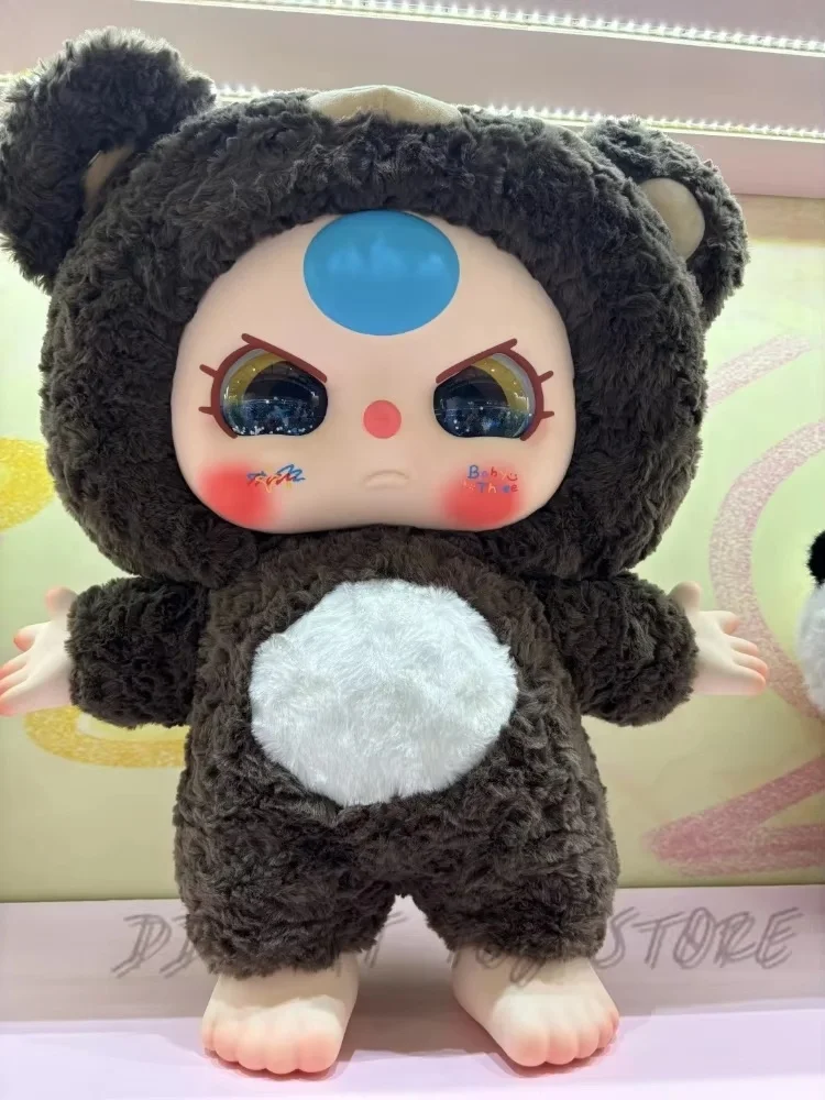 Bayi tiga Kawaii 1000% boneka besar bayi kotak buta trendi figur aksi bermain hadiah lucu indah dan pengerjaan yang indah