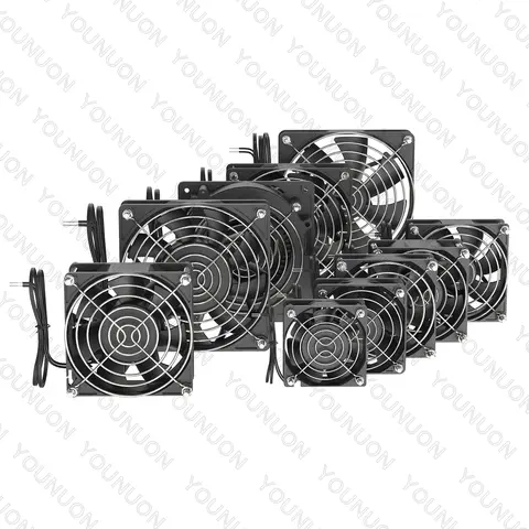 EC Axial Fan 60mm 80mm 90mm 120mm Ball Brushless Fan Cooler AC 110V 120V 220V 230V 240V Computer Case Fan 6025 8025 9225 12038