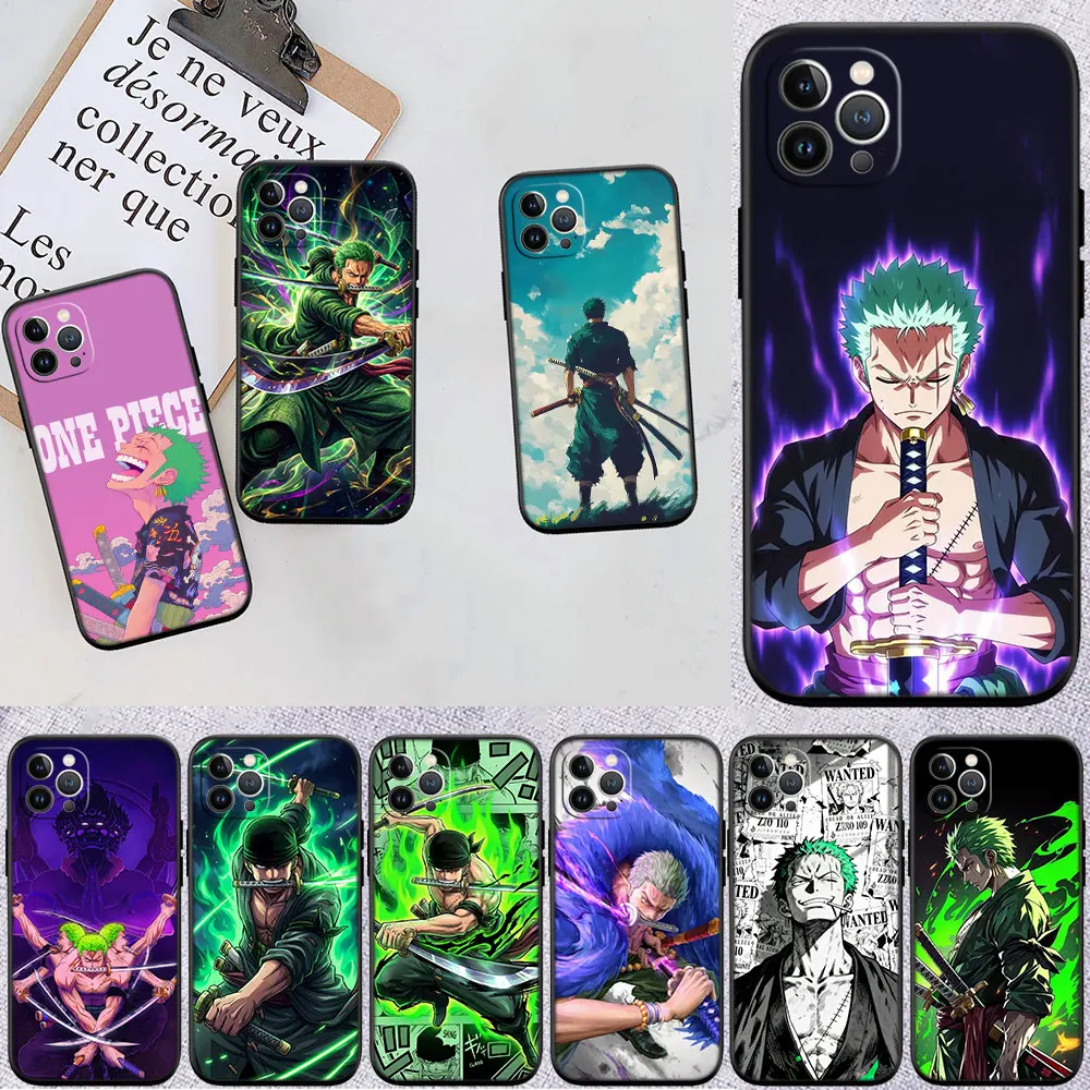 HK60 Zoro One Piece Phone Case for Samsung Galaxy A11 A12 A13 A15 A52S A53 A55 A56 A70 A71 A72 A73 F06 F16 F56 S10 Plus S10e