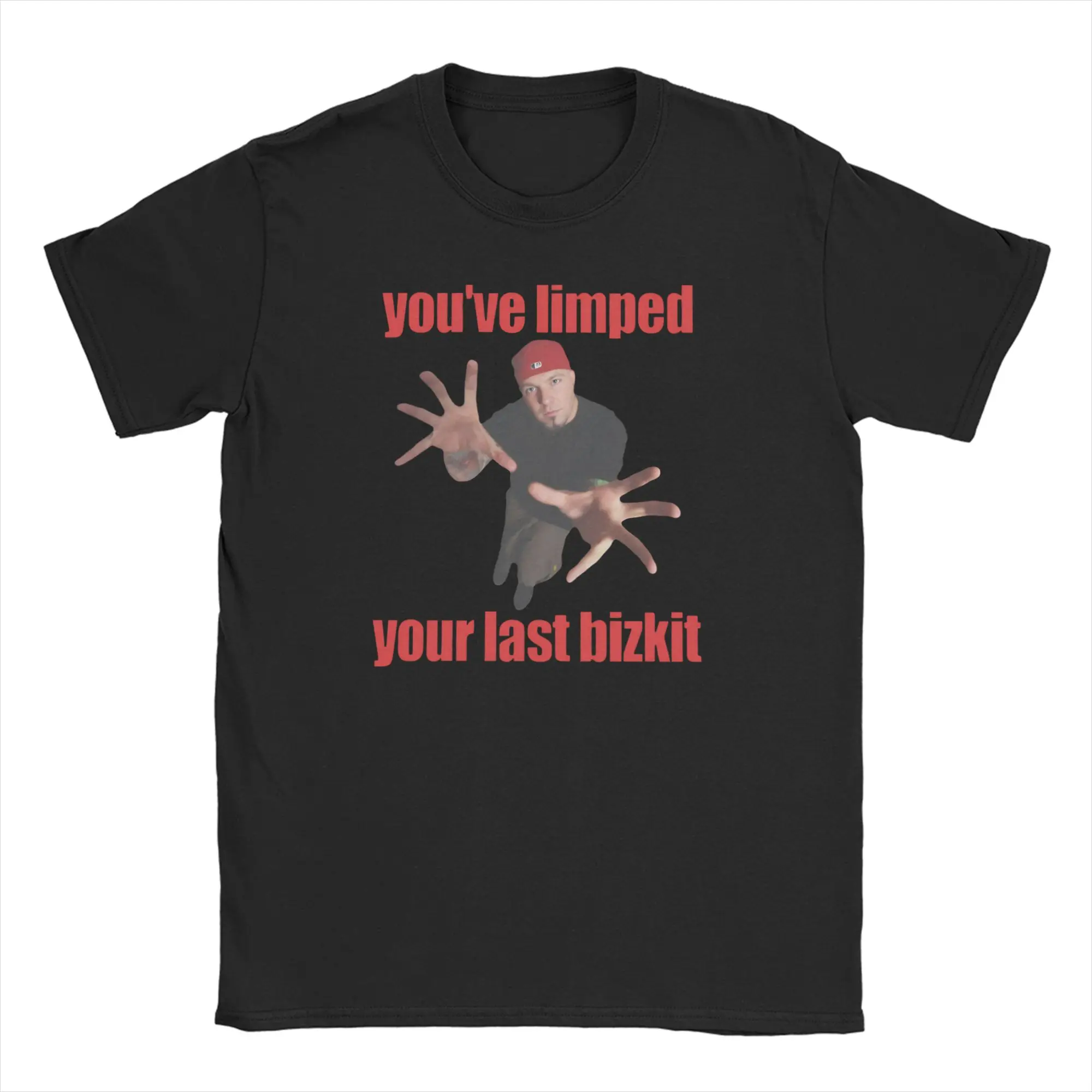 

Fun Limp Bizkit T-Shirt Men Crewneck Cotton T Shirt Short Sleeve Tees Printed Tops