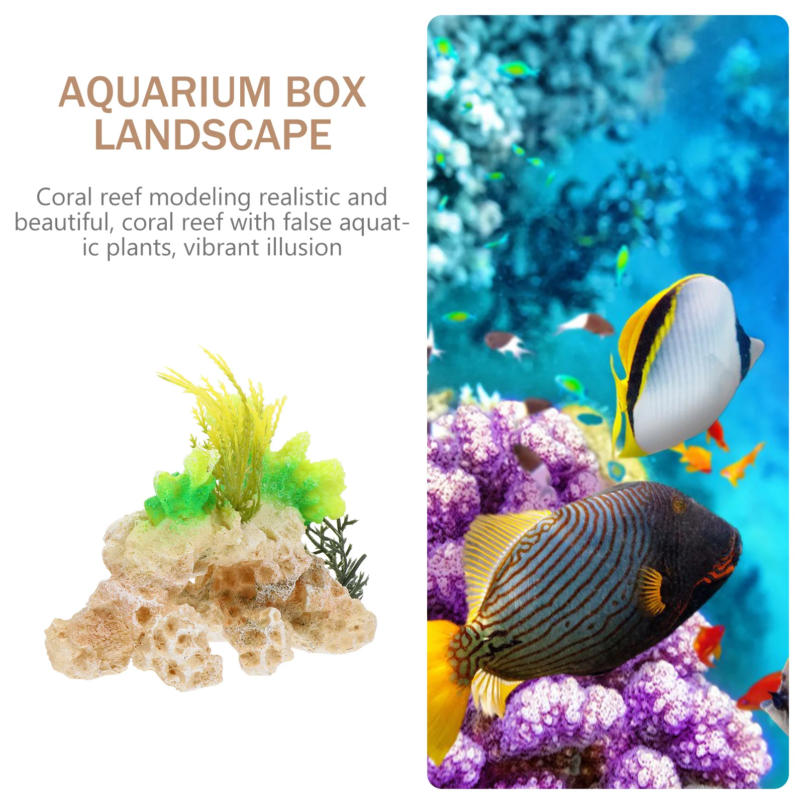 

Small Coral Fish Tank Decorations Terrarium Aquarium Aquascaping for Cave Aquariums Sculpture