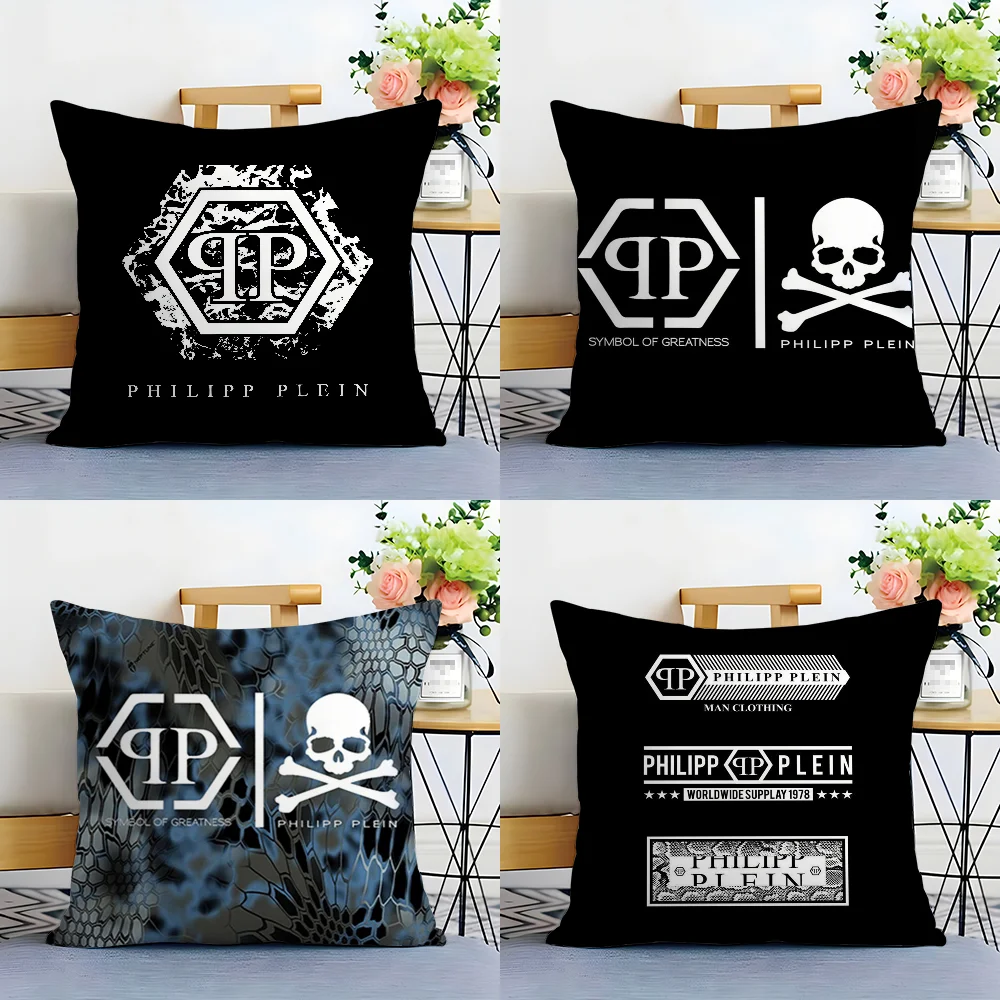 Fashion P-p-PhilippS Funny Pillow Case Plush Fabric Soft  Pillowcase Double Sided Print Cushion Cover Household Gifts