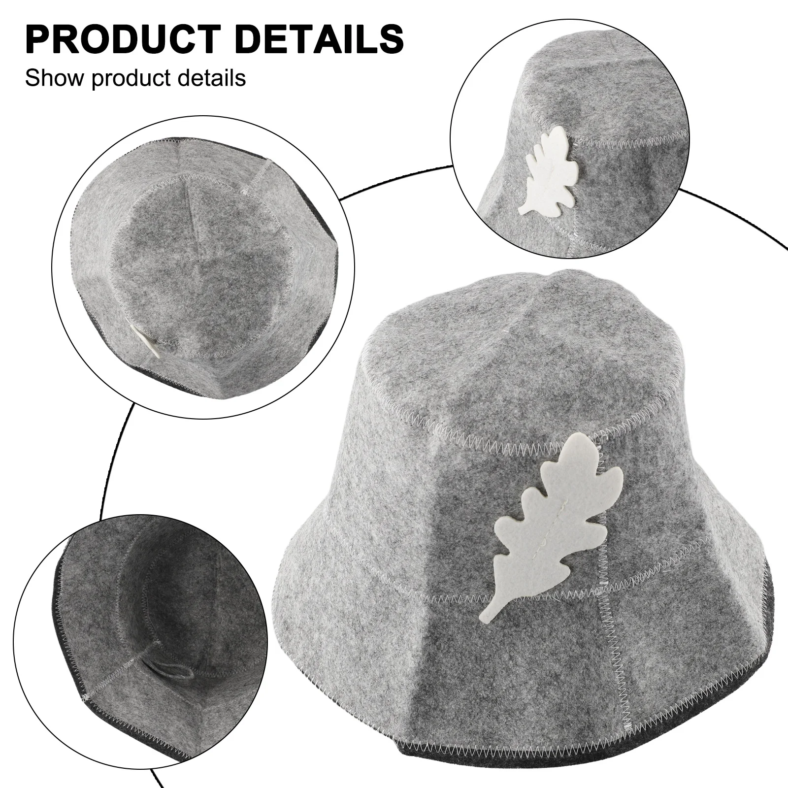 Bath House Hat Felt Sauna Hat Bathhouse Visit Adjustable Strap Authentic Sauna Experience Comfortable Fit Essential Accessory