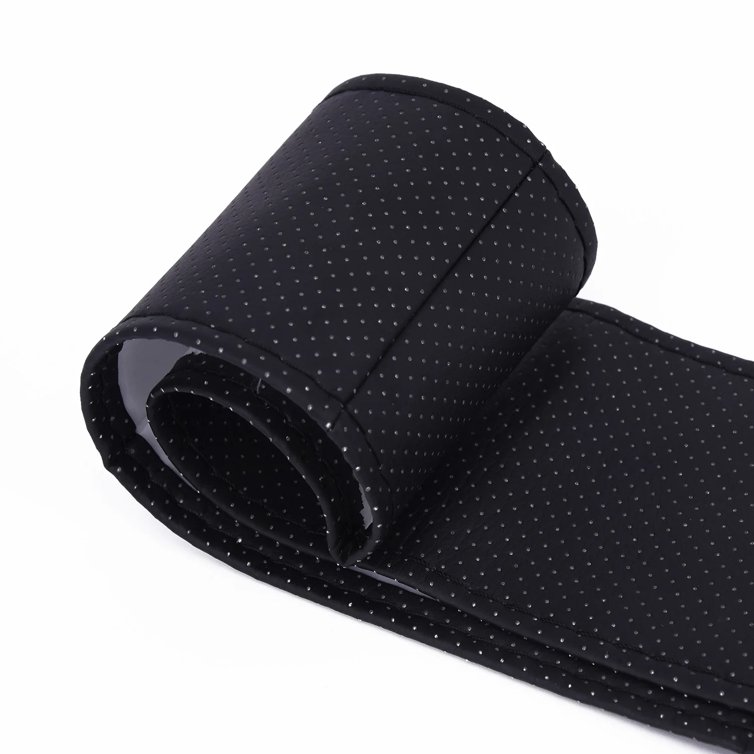 

Car Leather Breathable Anti-slip DIY Sleeve Faux Protector High Quality Wheel Cover Premium Brand New practical