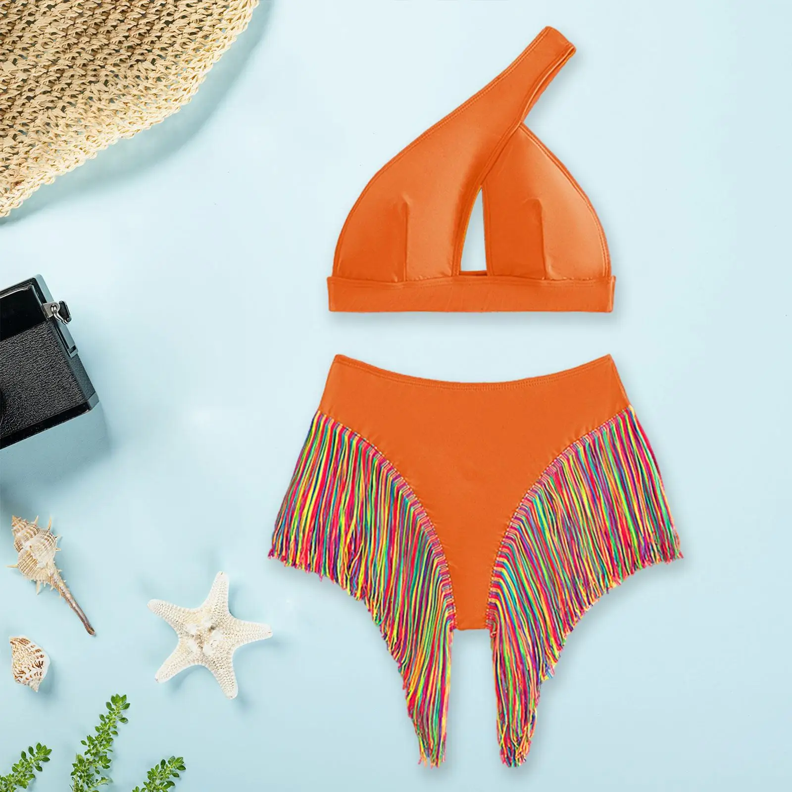 Stylish Bikini Swimsuit Set Comfortable Nylon Bathing Suit Trend Bikini 2025 for Beach Pool Party Travel