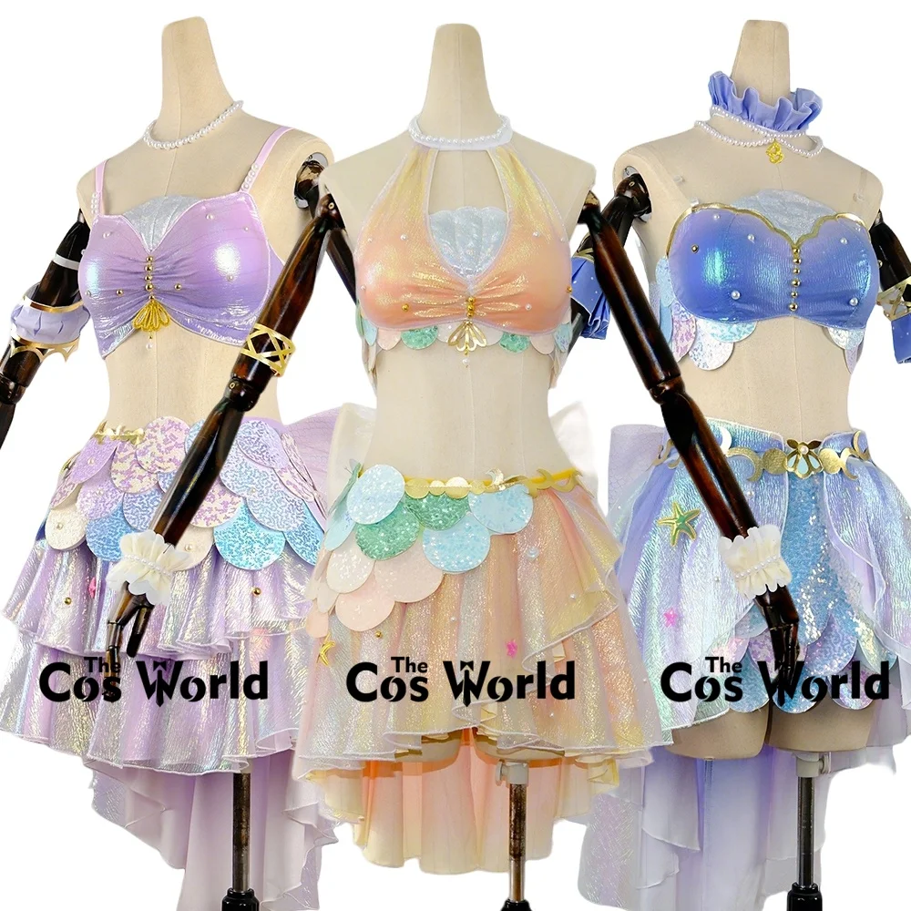 

Love Live Muse Honoka Kousaka Sonoda Umi Tojo Nozomi Mermaid Festival All Stars Swimsuit Outfits Anime Cosplay Costumes