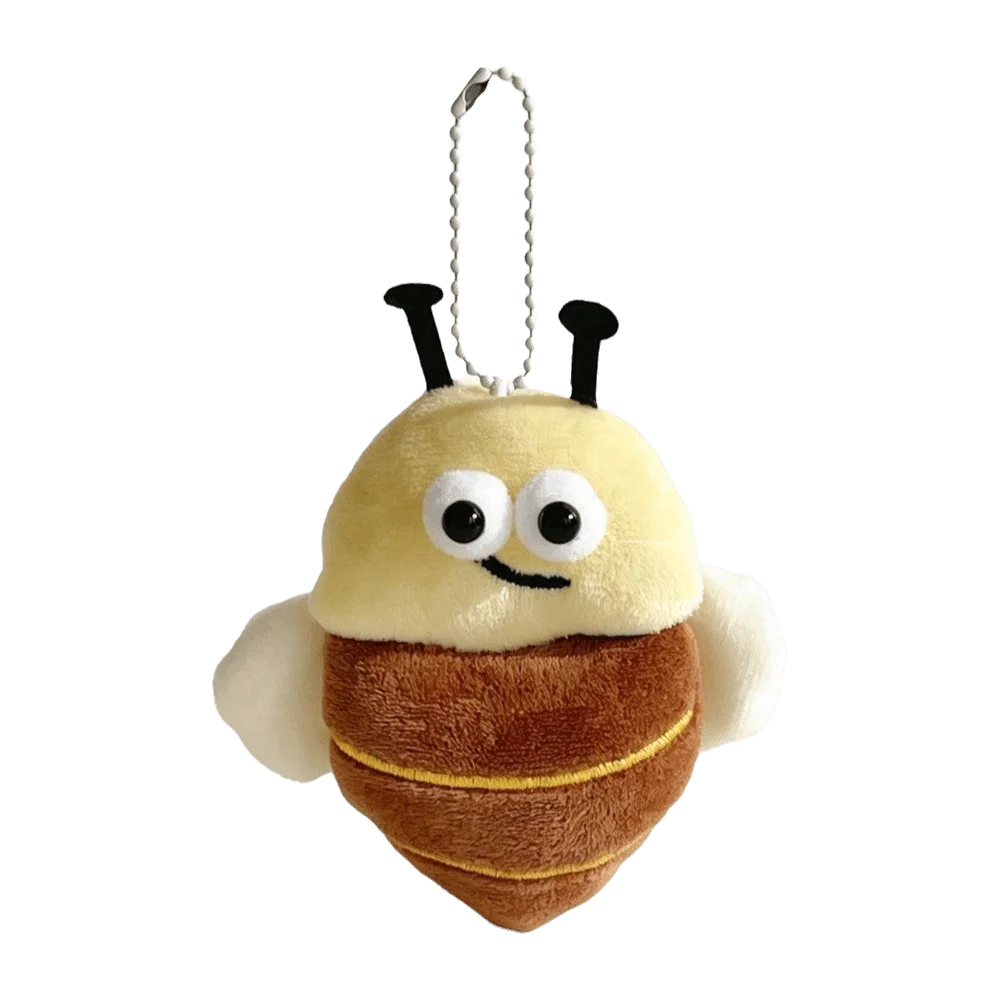 Mosquito Plush Insect Pendant Cockroach Hanging Ornaments Backpack Charm Fly Decoration Insect Series Keychain Birthday Gift