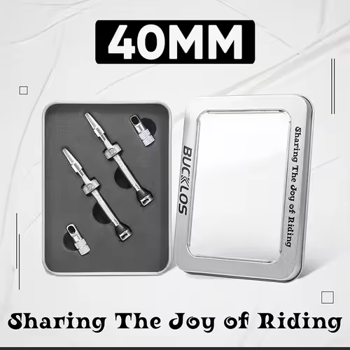 BUCKLOS 40/44/55/60/65/80/100mm Tubeless Valves Bike Aluminum Alloy Presta Nipples Removable Core Air Valve for Road MTB Bicycle - Image 25