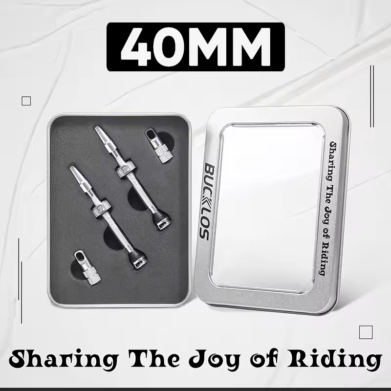 BUCKLOS 40/44/55/60/65/80/100mm Tubeless Valves Bike Aluminum Alloy Presta Nipples Removable Core Air Valve for Road MTB Bicycle - Image 25