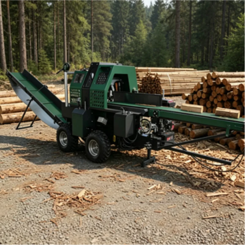 Factory Direct Supply Electric Log Splitter Easy Operate Firewood Splitting Machine for Agricultural Wood Work