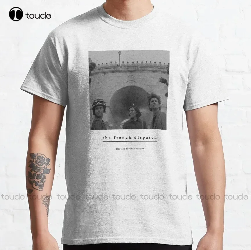 The French Dispatch (Wes Anderson) Timothee Chalamet Frances Mcdormand Lyna Khoudri Classic T-Shirt Girls Shirts Xs-5Xl New