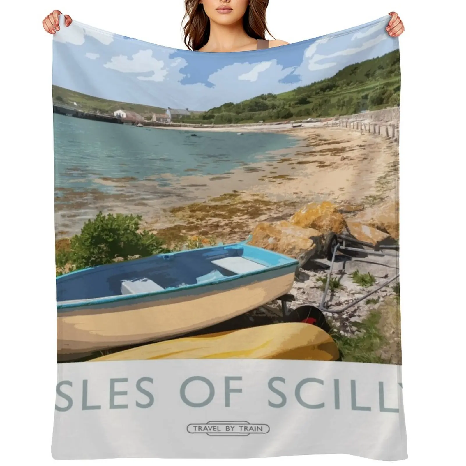 

Isles of Scilly Throw Blanket valentine gift ideas blankets and throws Moving Weighted Blankets