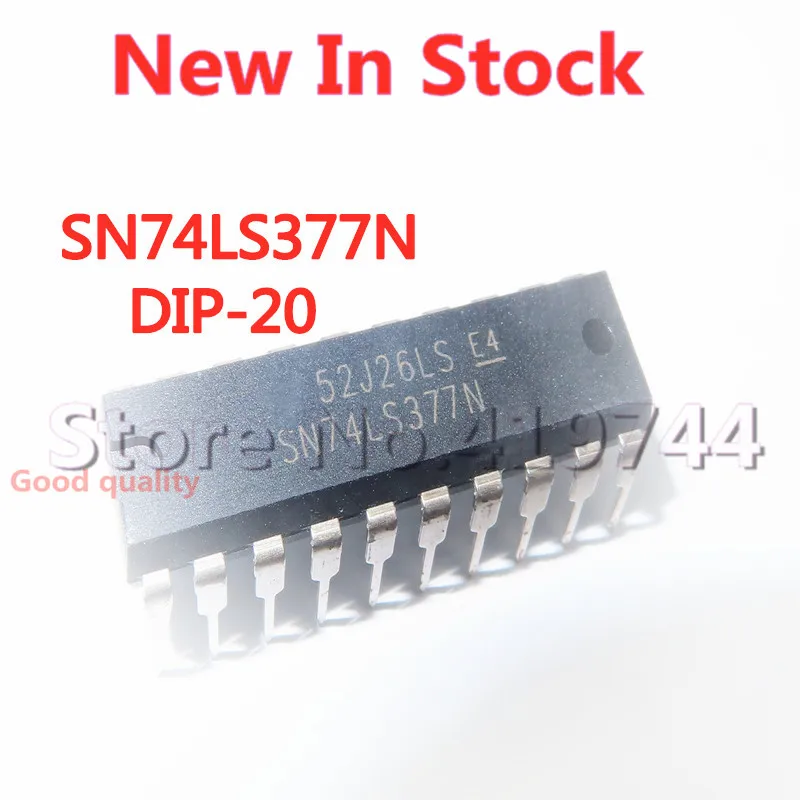 5PCS/LOT 74LS377 SN74LS377N DIP-20 logic trigger chip In Stock NEW Original IC