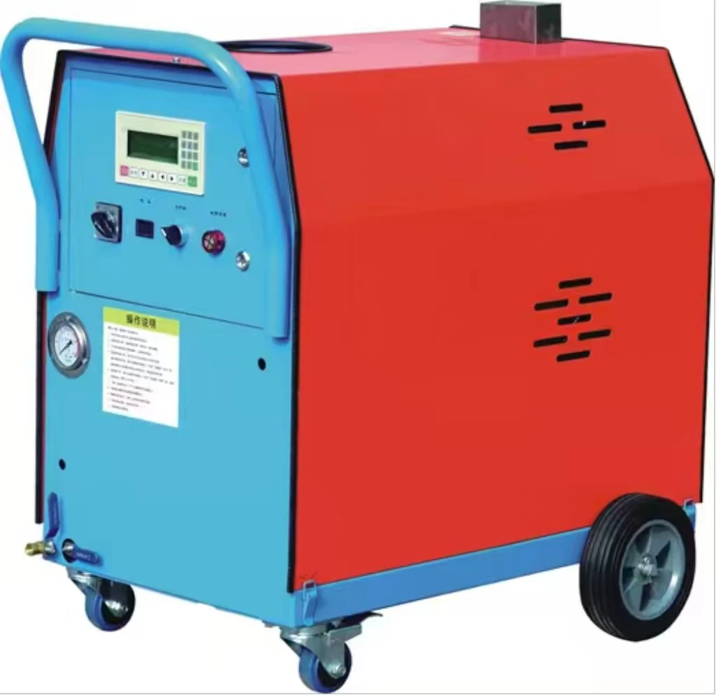 New High Pressure Steam Cleaner Mobile Car Wash  Heated Outdoor Use Dual  Operation Heavy Grease Kitchen Oil Stain