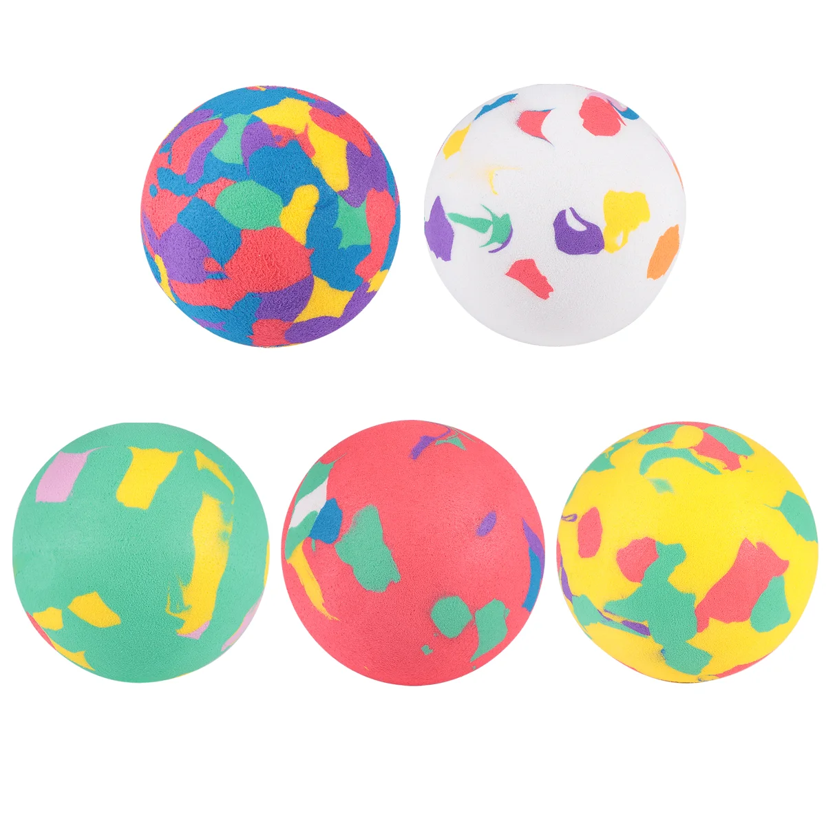 

Bouncy Balls Balls Sponge Play Balls Colorful High Bouncing Balls Kids Playtime Balls for Children Students Kids