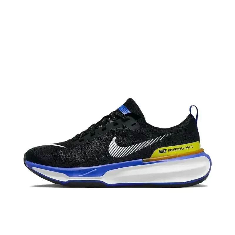 Nike ZoomX Invincible Run Flyknit 3 Triplo Preto Amortecimento Resistente ao Desgaste Moda Retro Homens Mulheres Tênis de Corrida DR2615-005