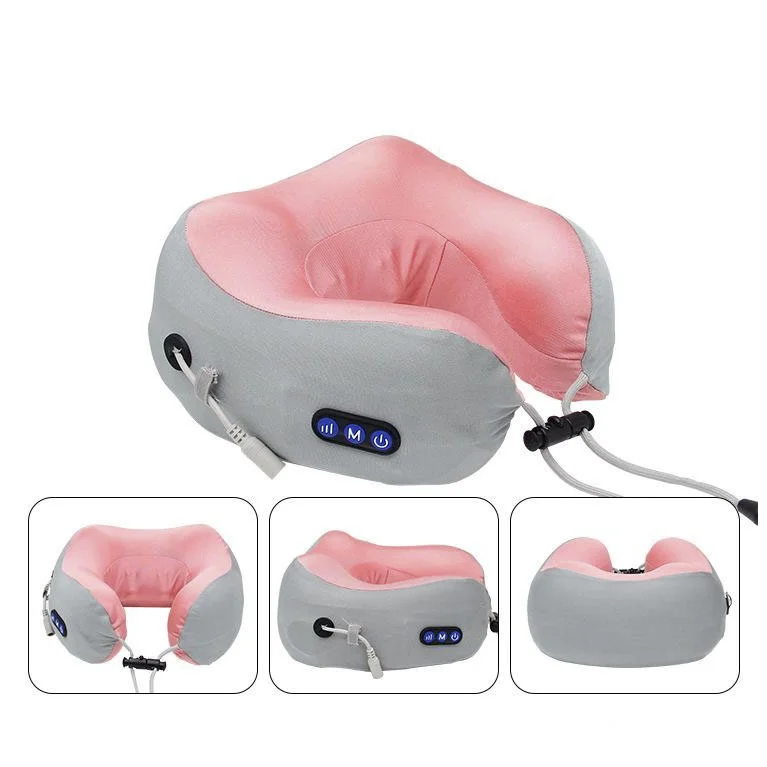 Electric Neck Massager with Heating and Kneading, Portable Relaxation Tool for Stress Relief and Muscle Tension, Ideal for Home