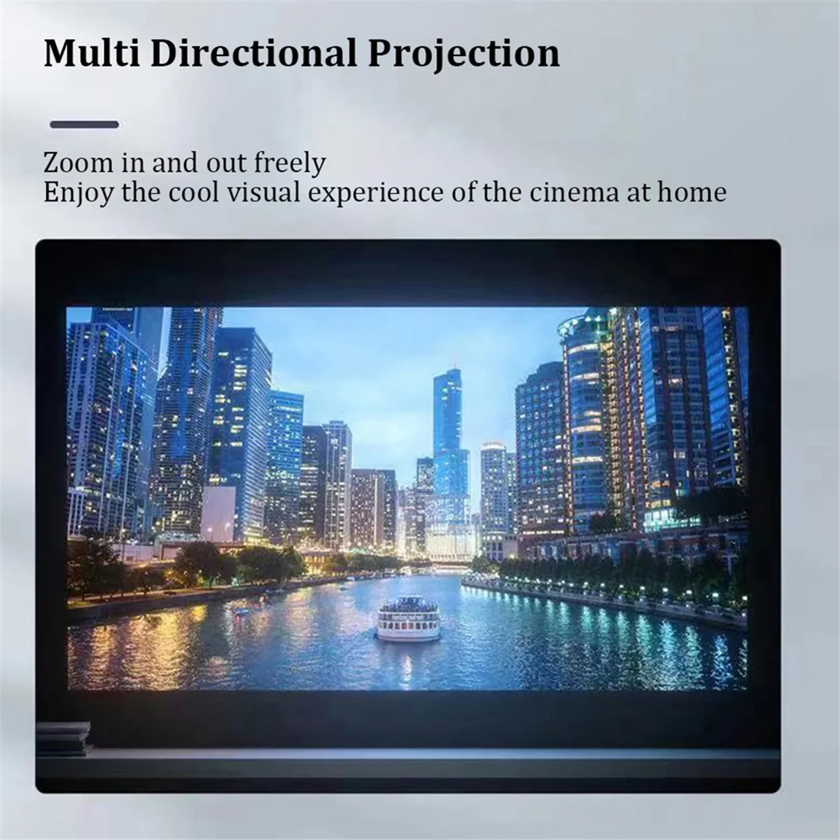 G320 LED Mini Projector Video Beamer Support 1080P USB Sync Screen Smartphone Kids Projetor Home Theater PK YT200 A