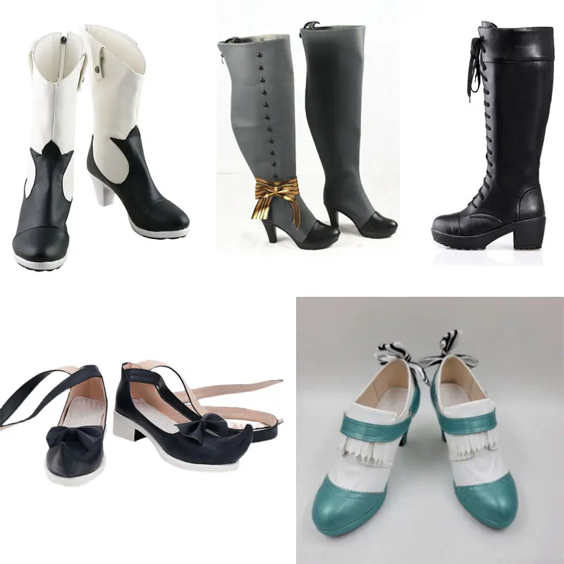 

Сапоги аниме Mey Rin Ciel Phantomhive, обувь Sieglinde Sullivan для косплея, обувь на Хэллоуин, Madam, красная кукла, Charles Grey, обувь на заказ