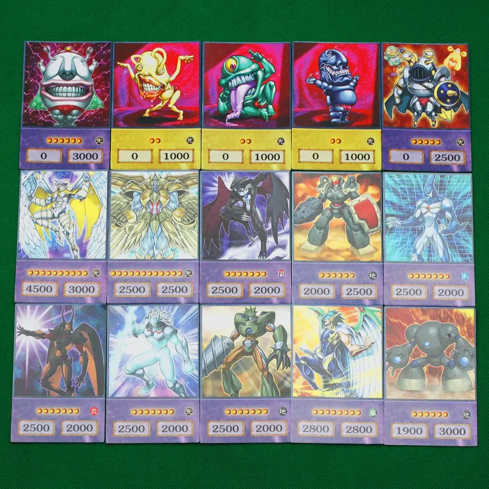 DIY 100PCS Yu-Gi-Oh GX Anime Style Cards E-HERO Yugioh GX Classical Proxy Card Kids Gift Holiday Party Playing Cards