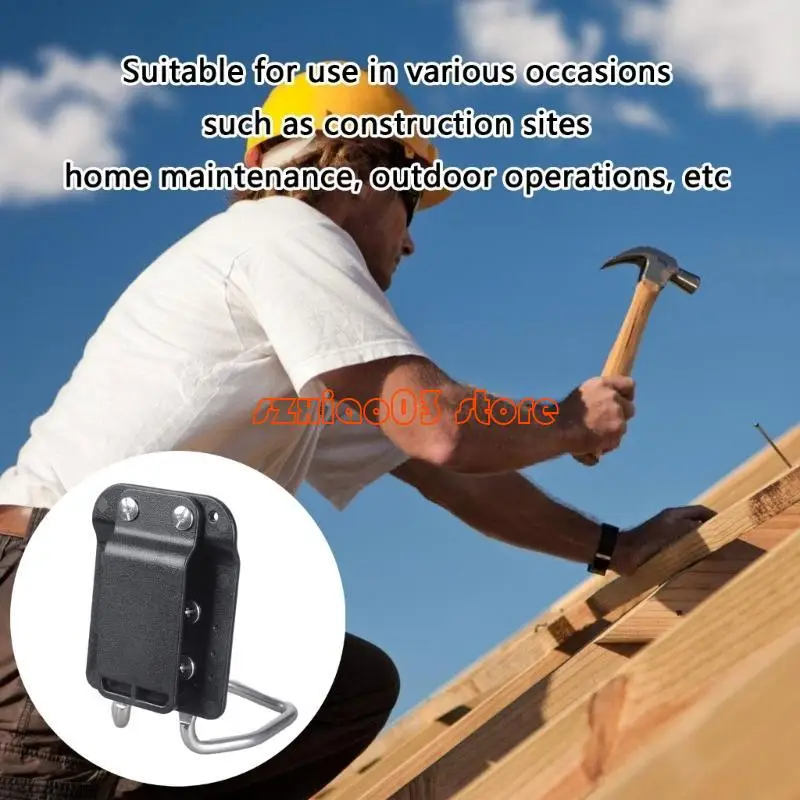 103C Belt Measuring Tape Holder with Hanger Tape Measure Ruler for Nailer Claw Hammer