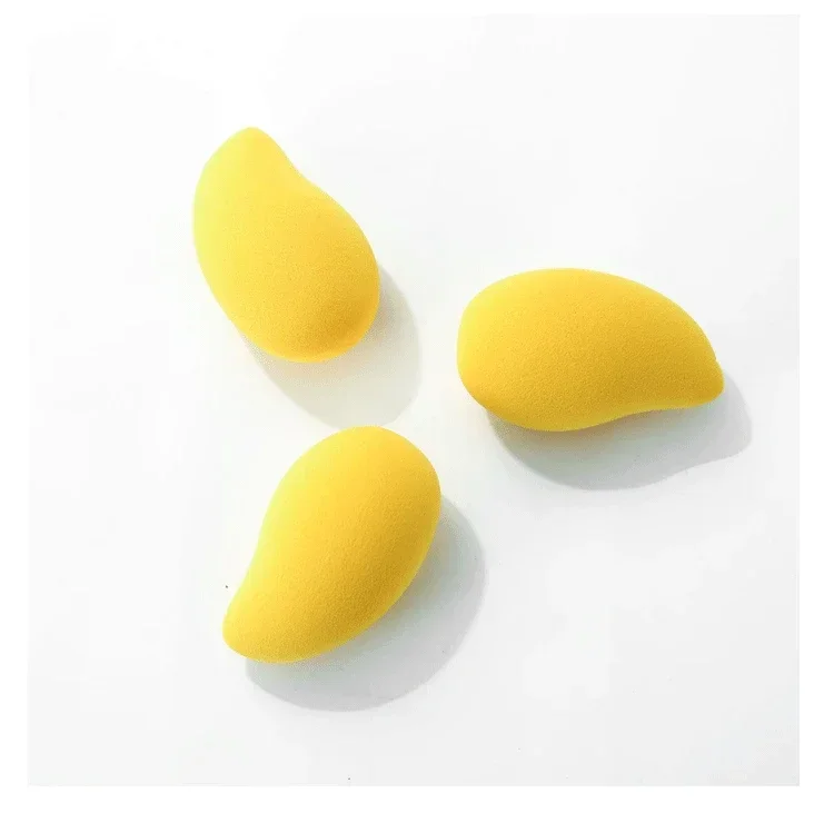 New Mango Shape Soft Makeup Sponge Face Beauty Cosmetic Powder Puff For Foundation Concealer Cream Make Up Blender Tools