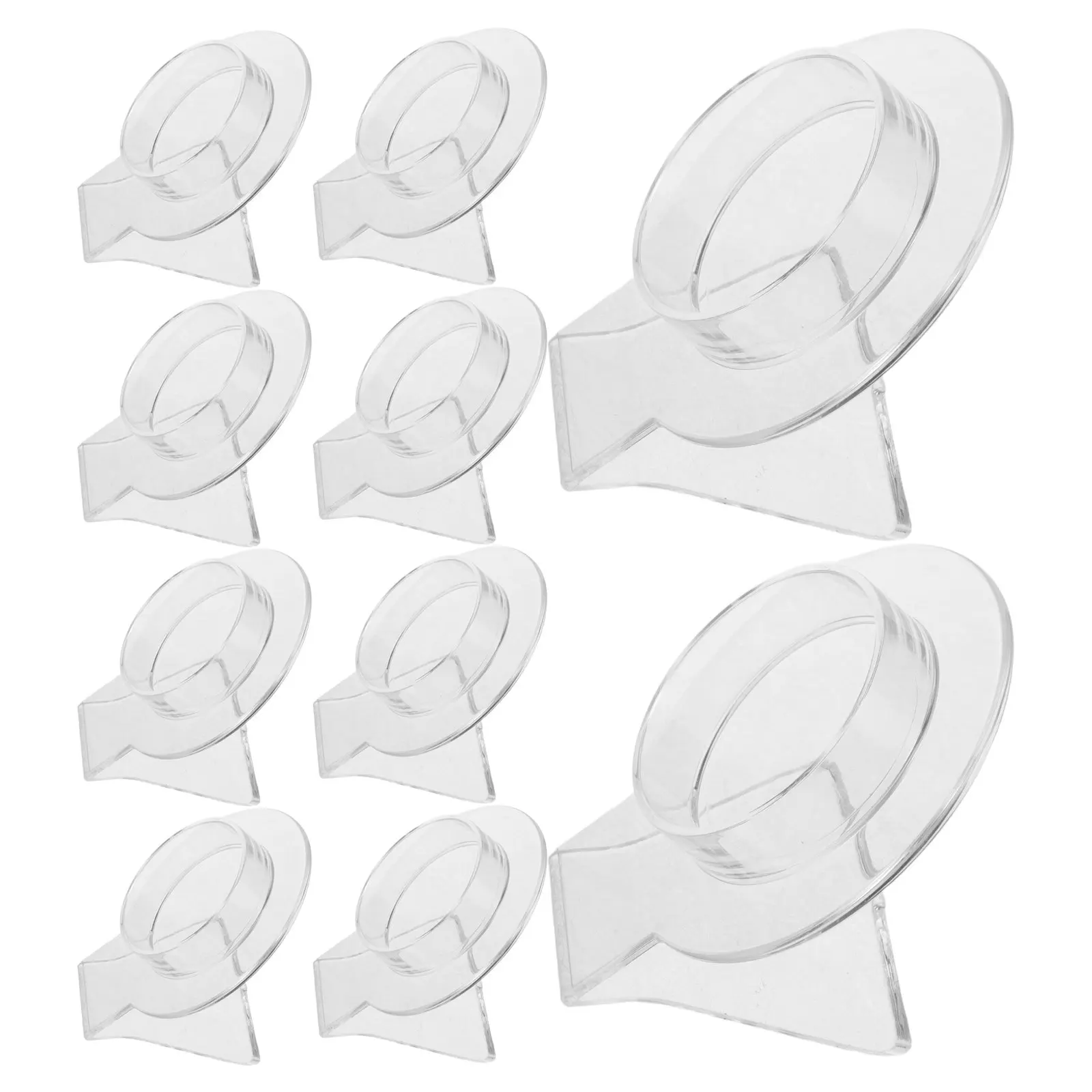 12Pcs Bracelet Display Stand Clear Slanted Acrylic Organizer Rack Transparent Jewelry Showcase Holder Bracelet Storage Showcase