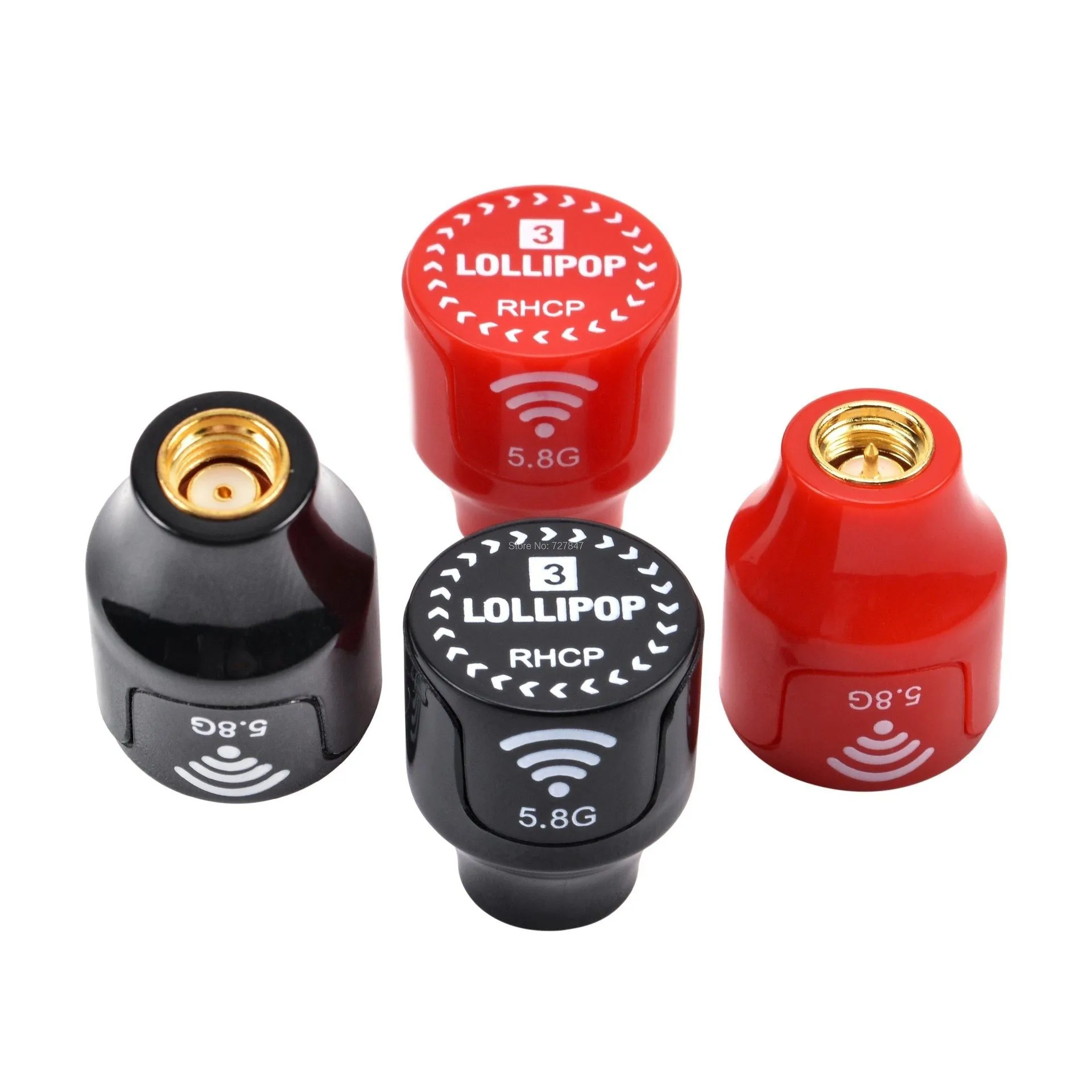 

10 шт. 5,8G 3dbi леденец 3-го поколения, эльф мини, антенна передачи изображения с короткой грибовидной головкой, стабильный выход сигнала