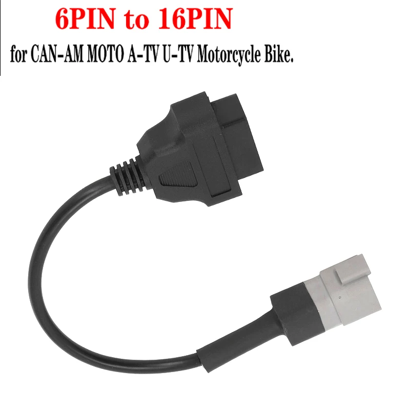 OBD2 Diagnostic Cable Adapter is Replacement for CAN‑AM MOTO A-TV U-TV Motorcycle Bike Can Be Used With OBD Adaptors