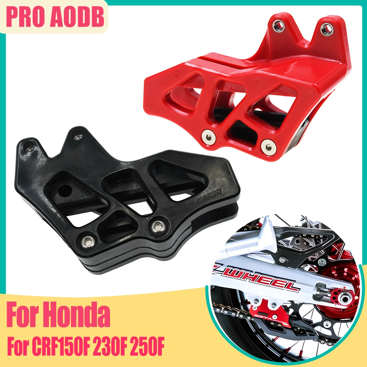 

For Honda Motorcycle Accessories Chain fairlead Guide Protector CRF230F 2003-2019 CRF250F 2019-2021 CRF150F 230F 250F CRF150F