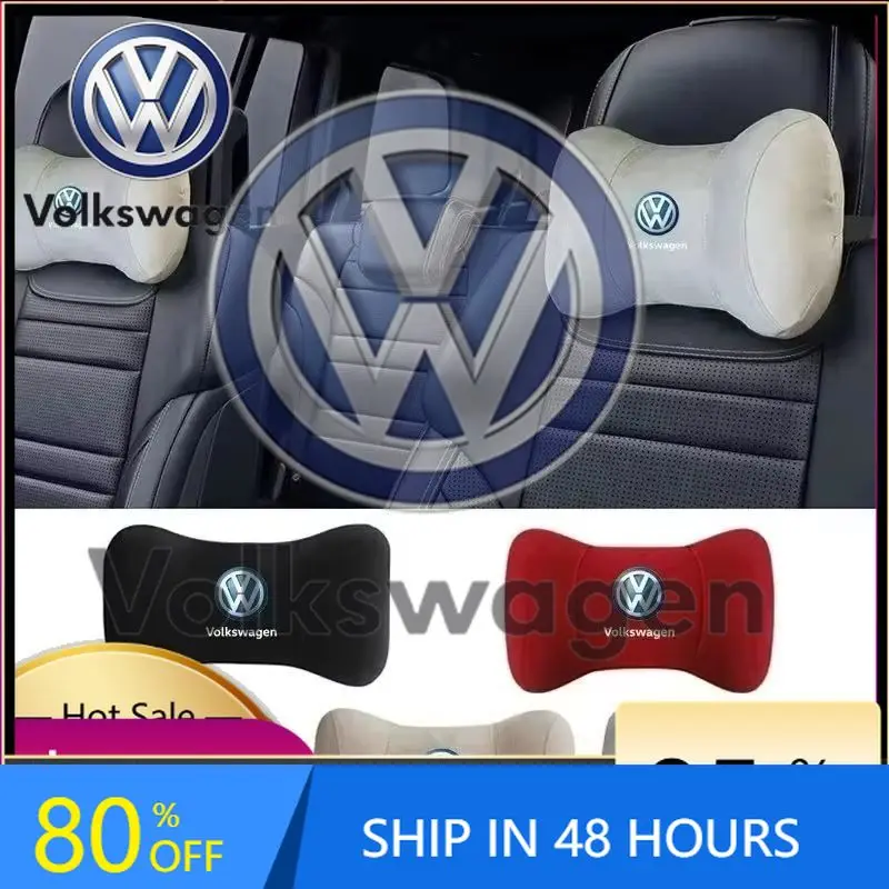

Car Sticker 2026 Hot Styling Mouldings For VOLKSWAGEN VW Memory Foam Cars Seat Headrest Neck Pillow For Volkswagen Golf 8 TAYRON