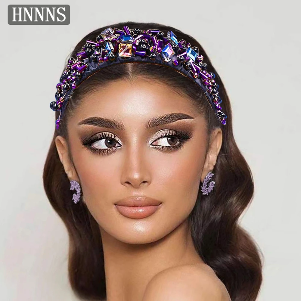 TOPQUEEN عصرية لحفلات الزفاف عقال اليدوية مطعمة بأحجار الراين الخرز السيدات أنيقة مأدبة أغطية الرأس YXA71