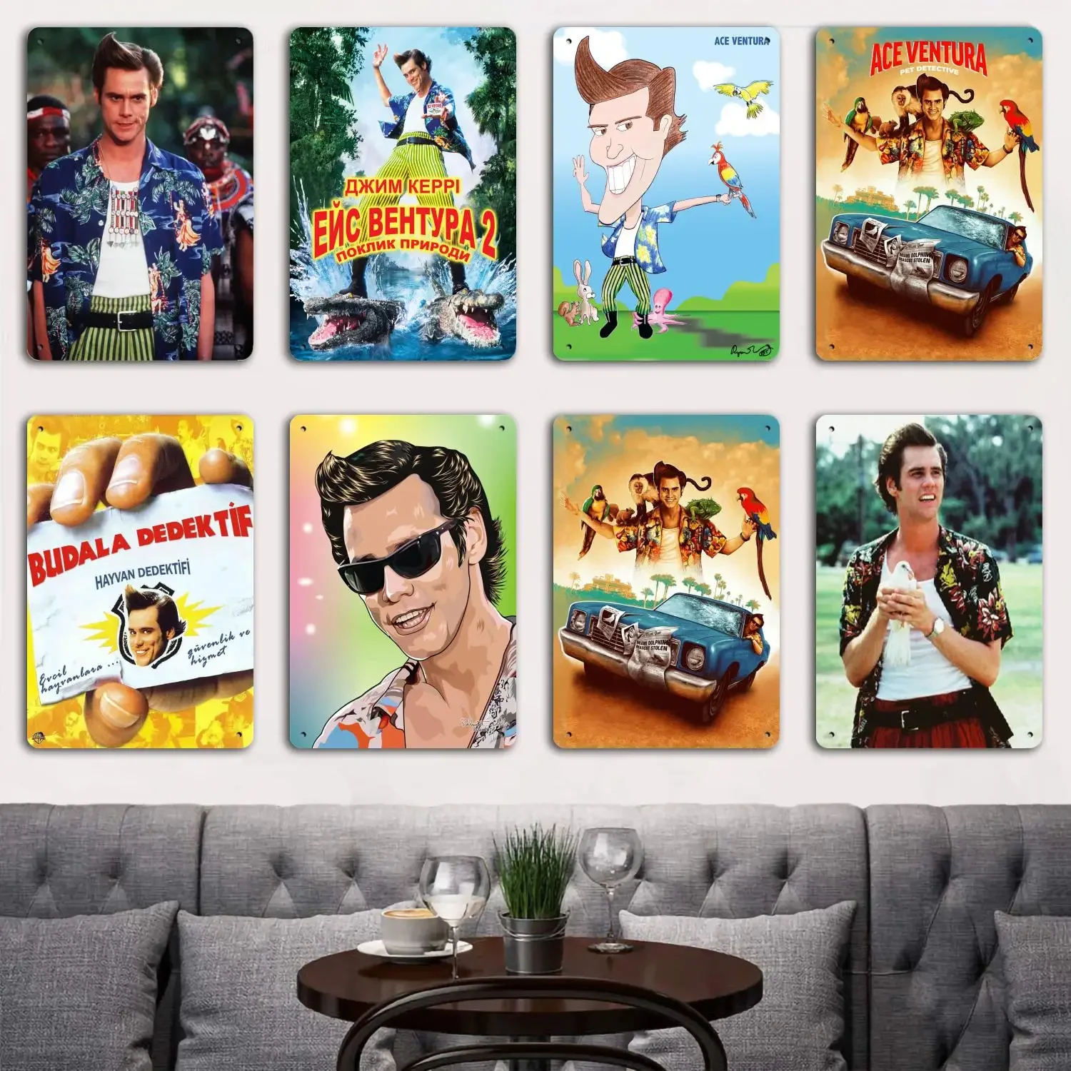 ace ventura when nature calls Tin Metal Plaques and Signs Wall Decor, Captain Vintage Decor, Bar, Pub, Club, Wall Decoration