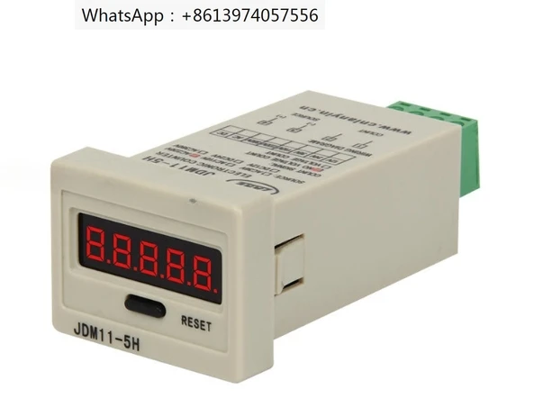 JDM11-5H LCD electronic digital display counter 5-digit electronic power failure memory punch accumulation counter