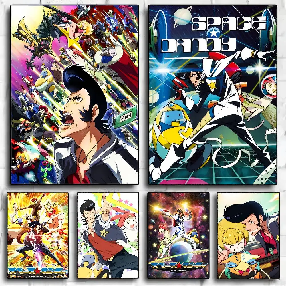 Anime Space Dandy Selbstklebendes Kunstposter, Whitepaper-Drucke, Poster, Kunstwerk, ästhetische Kunst, Wandgemälde