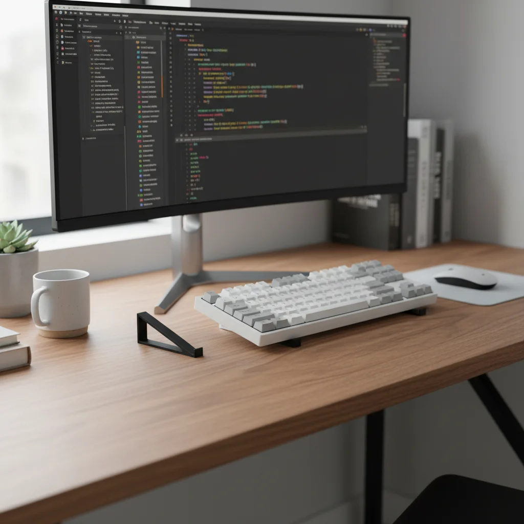 

1 пара новой портативной клавиатуры, приподнятая подставка, угол клавиатуры, пластиковая подставка для компьютерной клавиатуры, аксессуары, держатель монитора