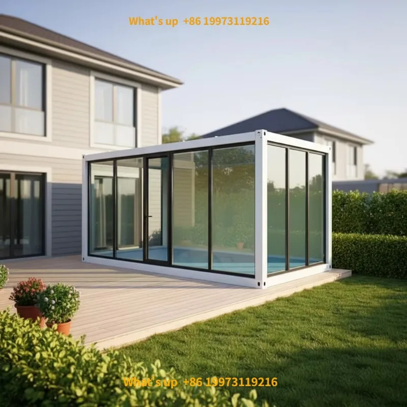 2026 Quick Folding 20ft Container House: Insulated  Prefab Home | Portable Stackable Office & Modular Living Unit with Bedroom