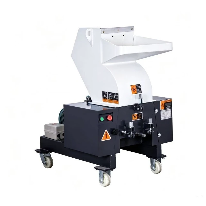 Vertical shaft type strong plastic crusher, nozzle waste PET plastic material recycling machine