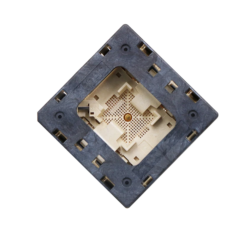 QFN64 downward pressure IC socket spacing 0.5mm chip size 9 * 9mm suitable for automatic machine aging burning seat