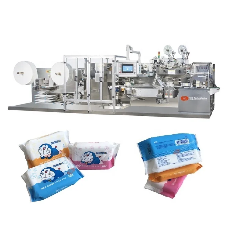 Customized Full Automatic Wet Tissue Processing Machine (5-30 Pcs Per Bag) Baby Wet Wipes Making and Wrapping Machine