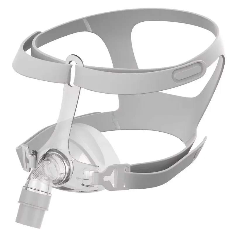 Full Face Mask Auto BiPAP Medical Grade Silicone Sleep Apnea Snoring Treatment Mouth Mask with Comfortable Headgear