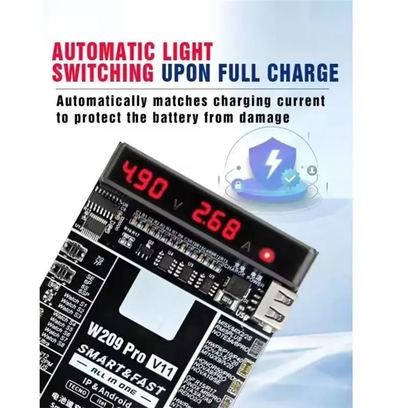 W209 Pro V11 Battery Activation Board For Watch S1-S8 Smart Charging Tester Tool